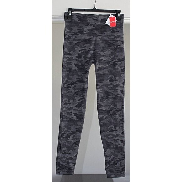 New w/Tags - Spanx Look At Me Now Seamless Leggings in Heather Camo, Large - Picture 6 of 10